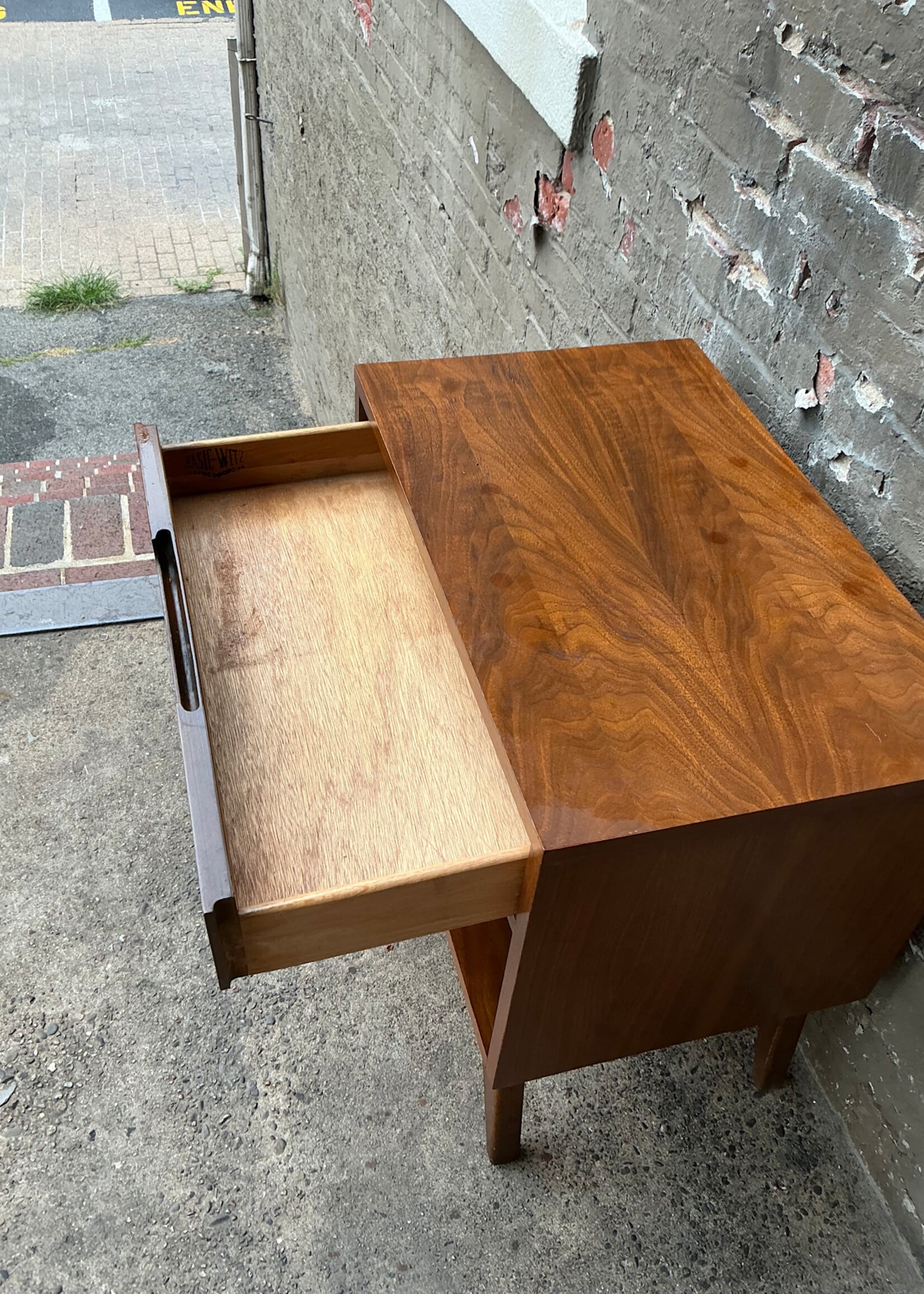 GOODWOOD Mid Century Modern Walnut Nightstand