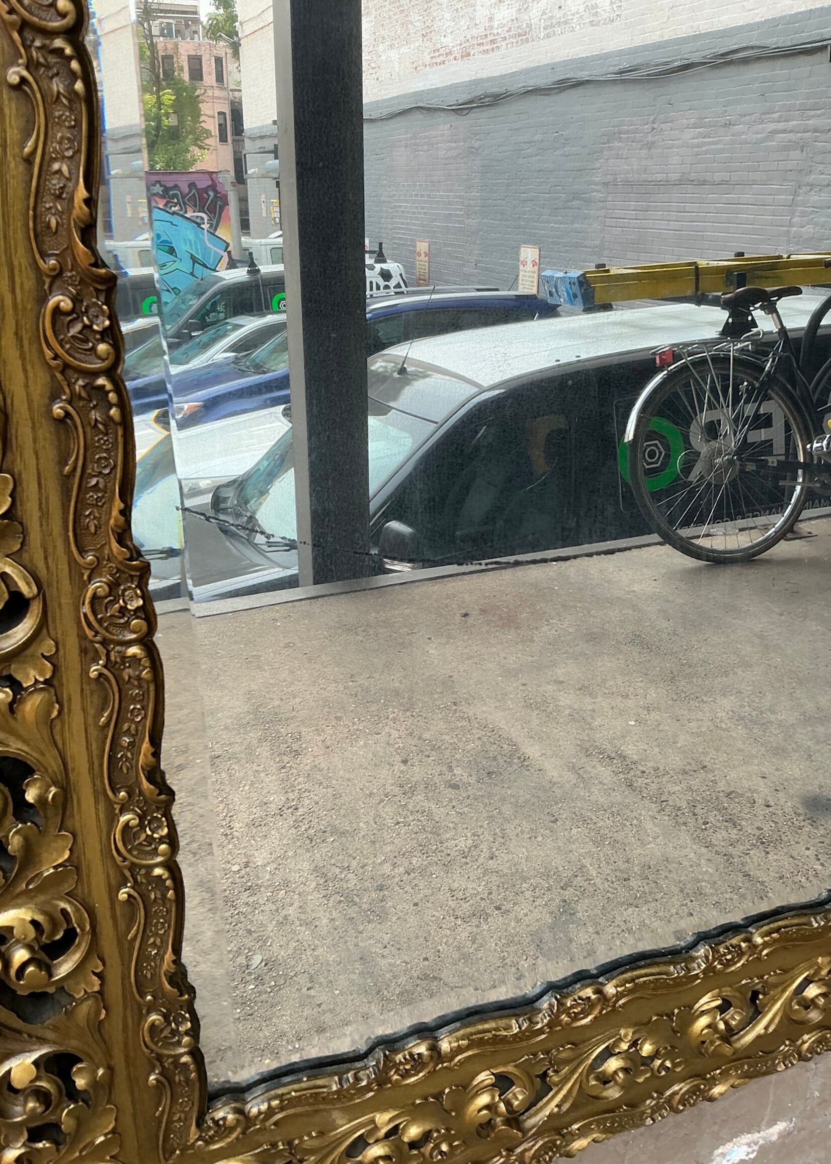 GOODWOOD Victorian Style Mirror, Glass Patina