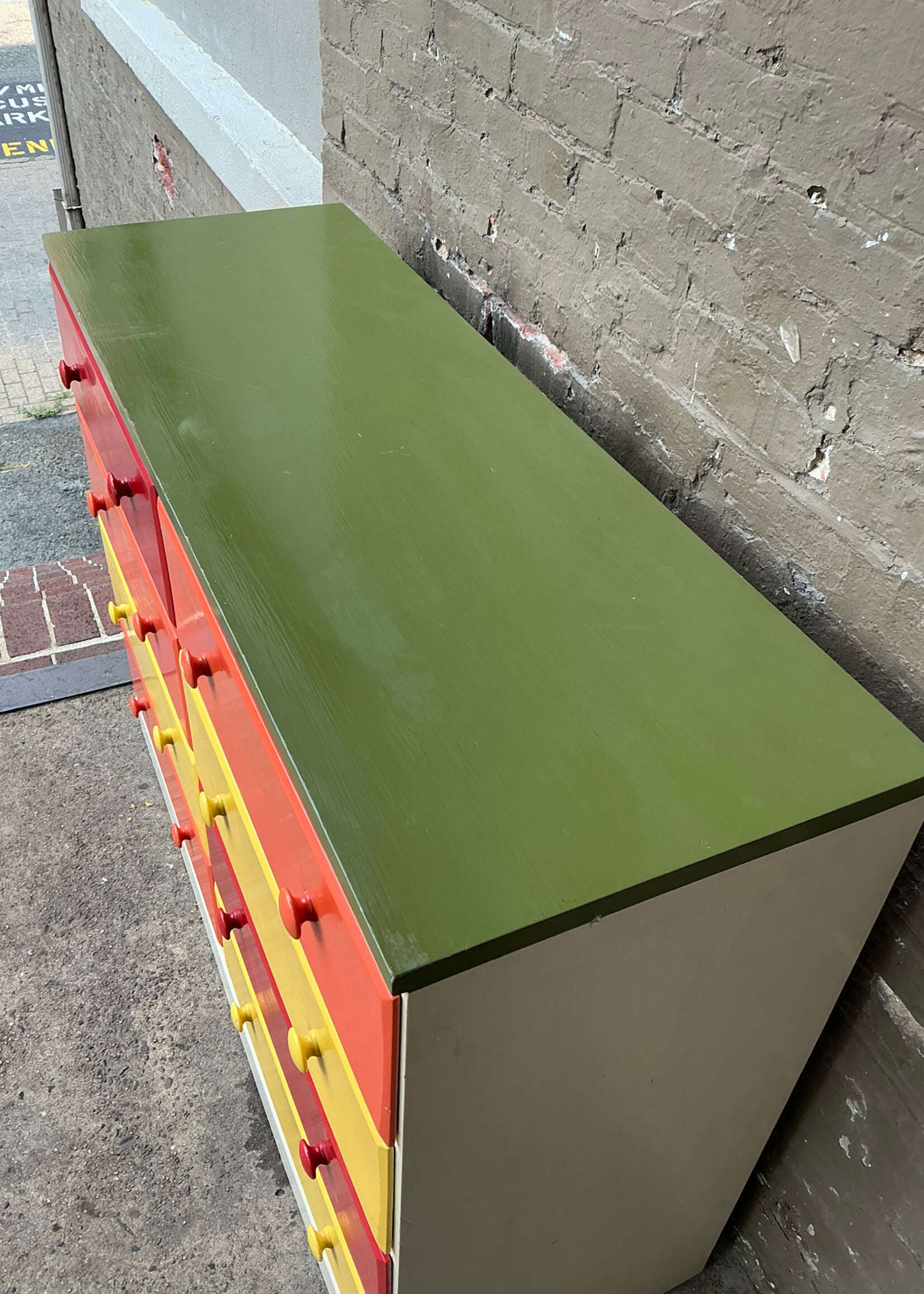 GOODWOOD Vintage Hand Painted Dresser