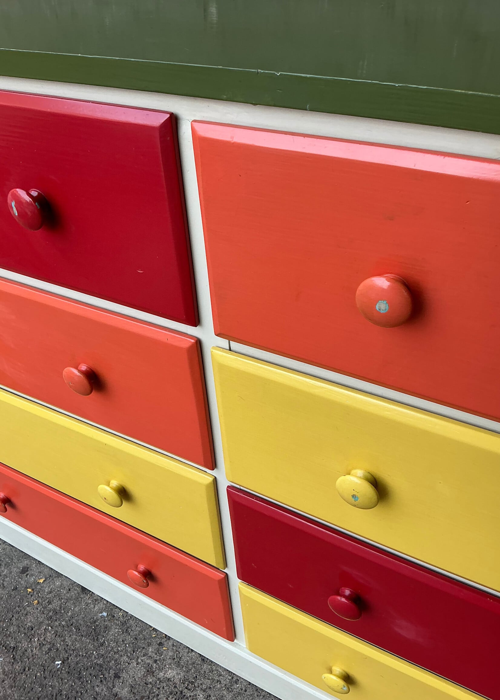 GOODWOOD Vintage Hand Painted Dresser