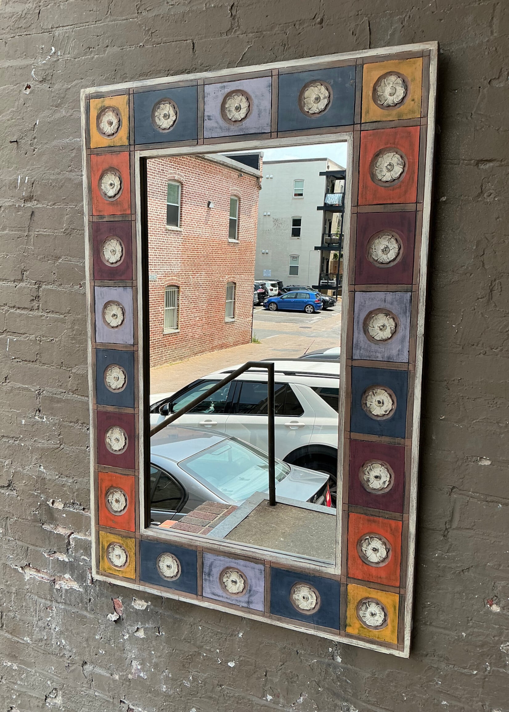 GOODWOOD Painted Boho Mirror