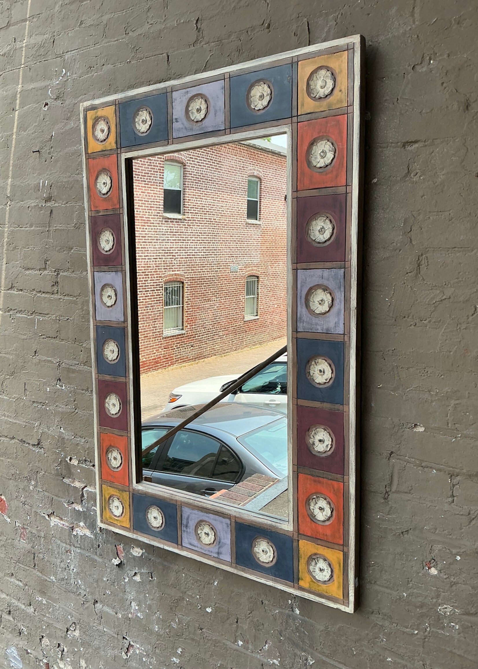 GOODWOOD Painted Boho Mirror