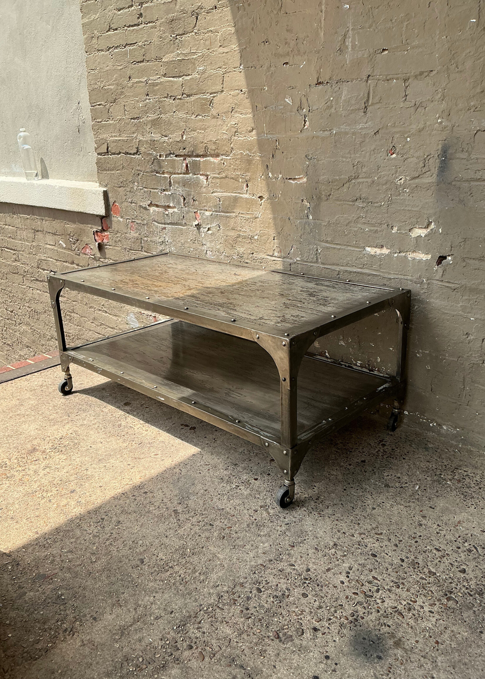 GOODWOOD Industrial Style Steel Coffee Table