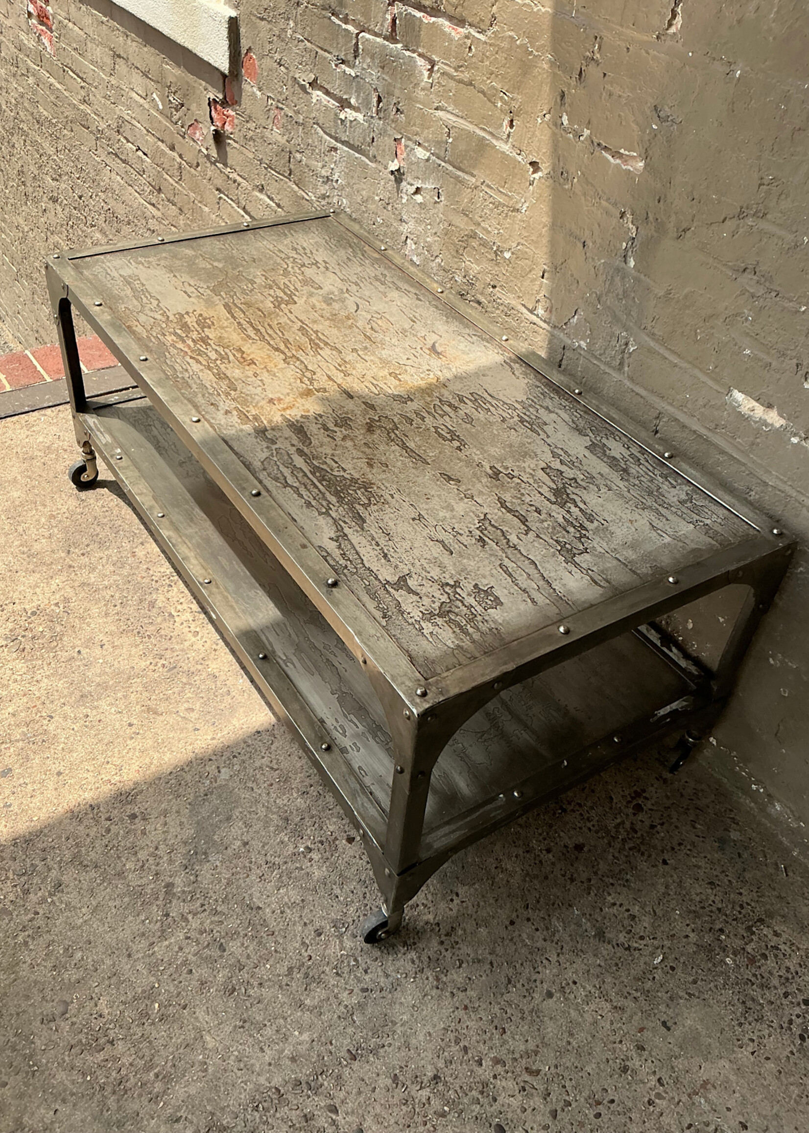 GOODWOOD Industrial Style Steel Coffee Table