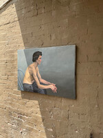 GOODWOOD Portrait of Man, Oil on Canvas, Eisen