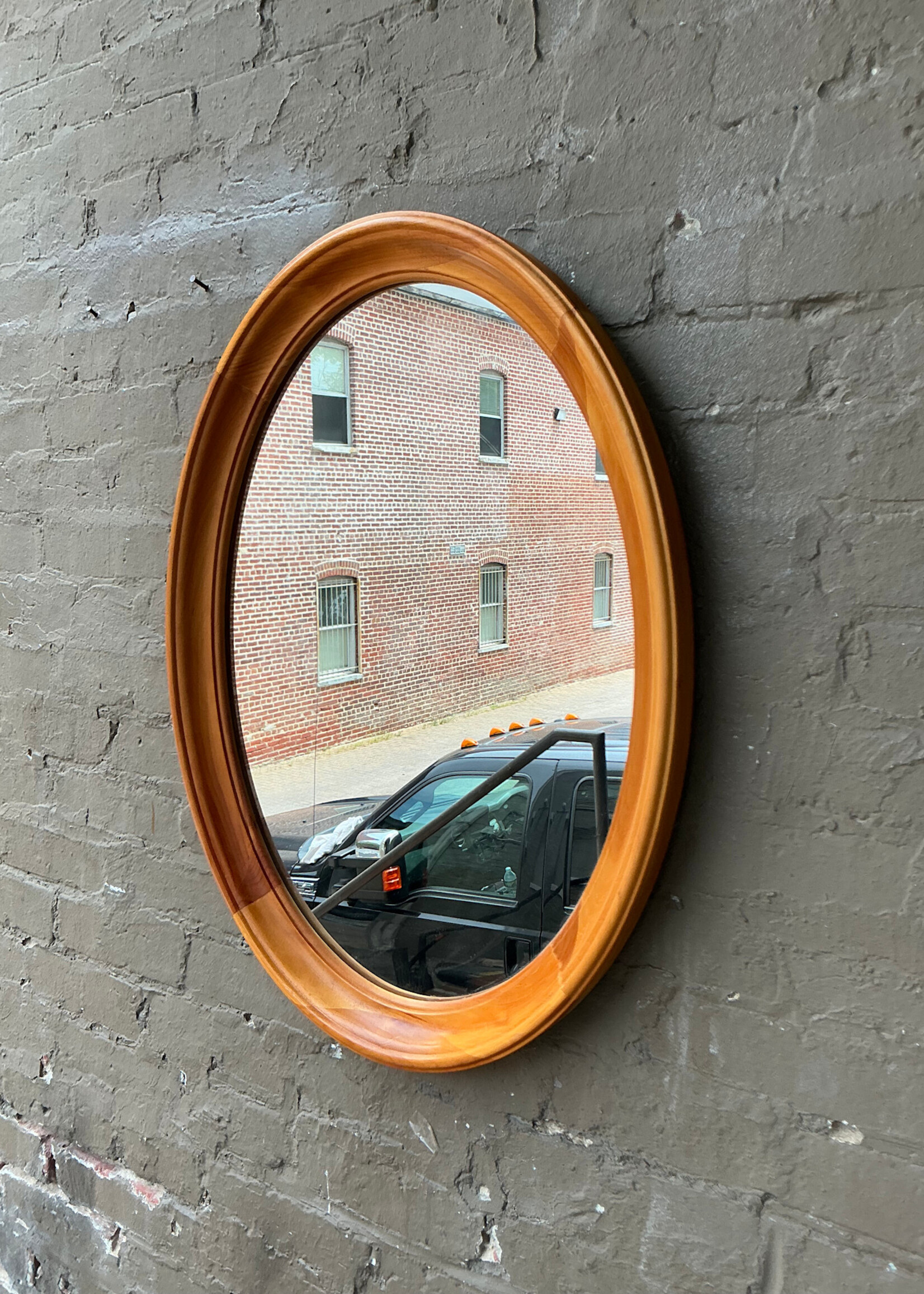 GOODWOOD Pine Oval Mirror