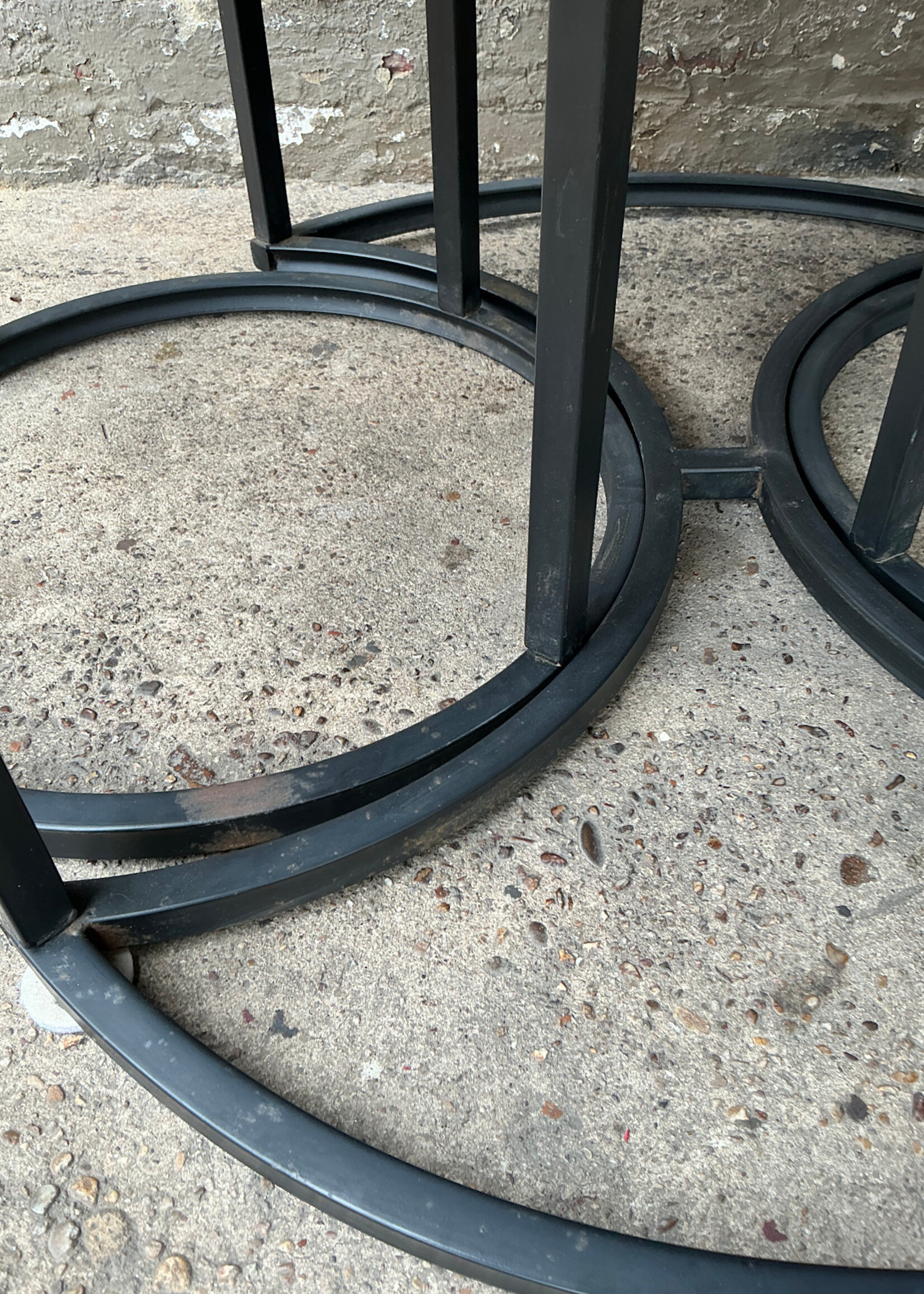 GOODWOOD Three Piece Pine Nesting Tables