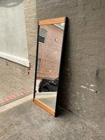 GOODWOOD Pine and Metal Floor Mirror