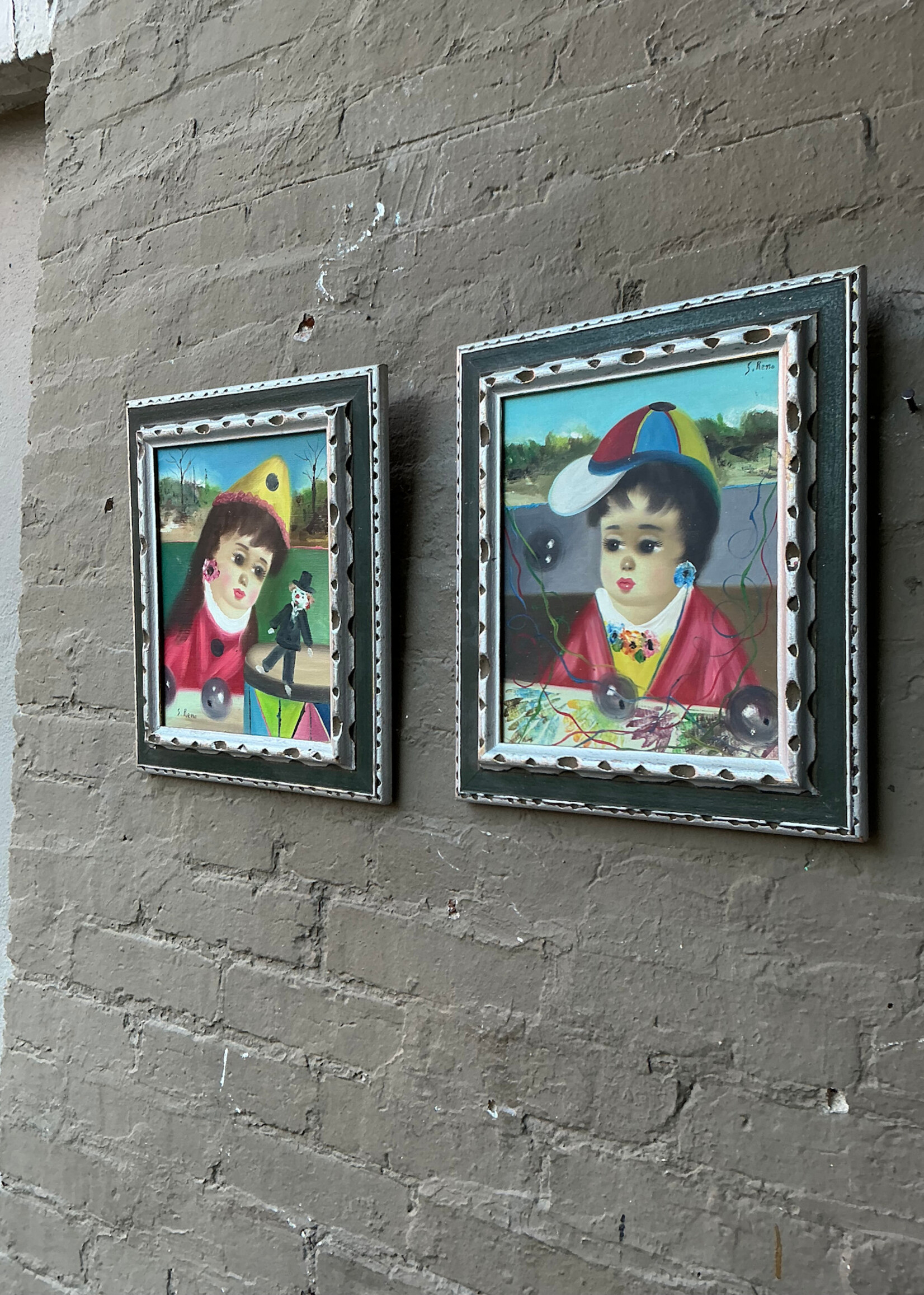 GOODWOOD Pair of S. Reno Paintings