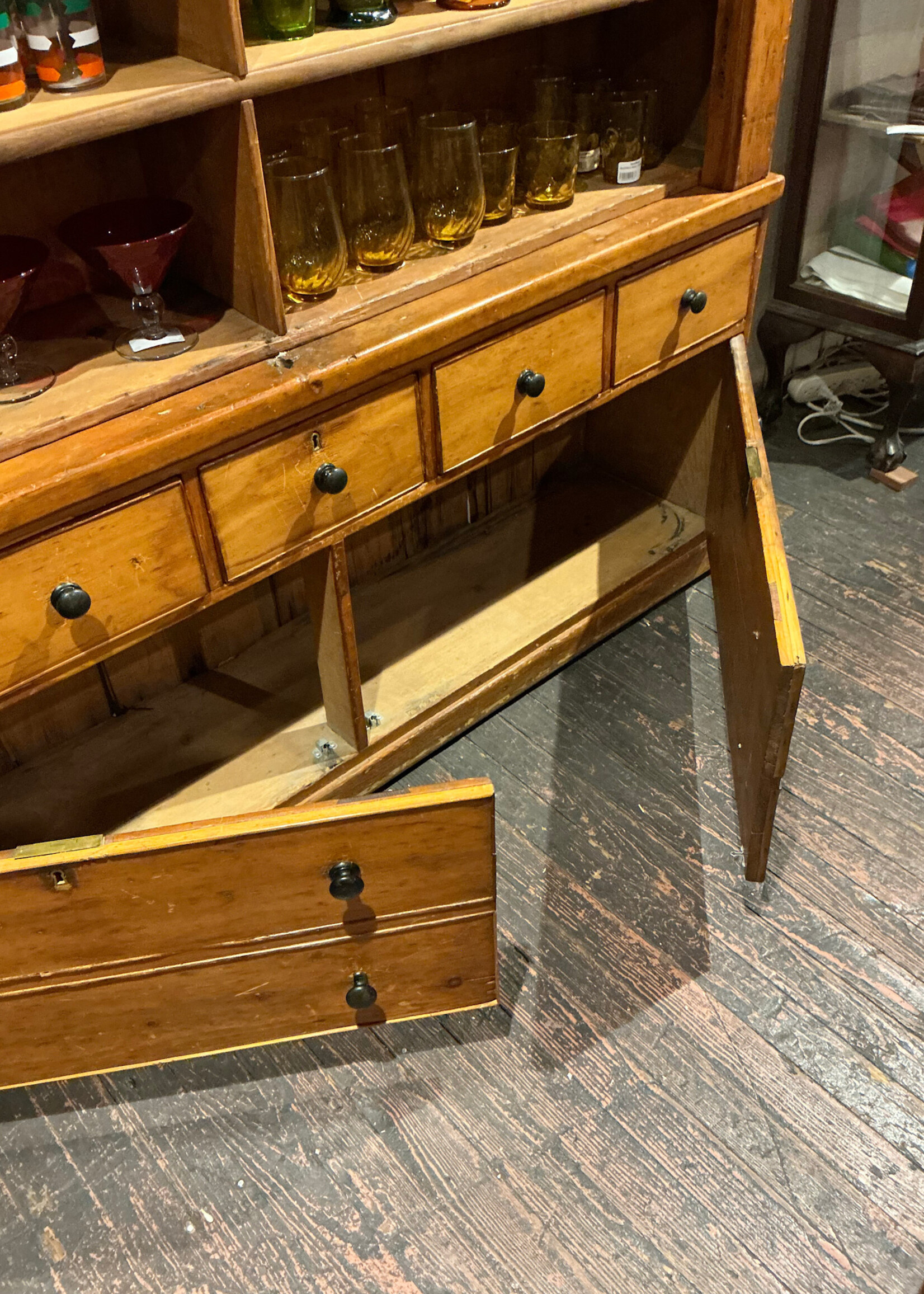 GOODWOOD Antique Scrubbed Pine Cupboard