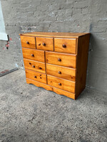 GOODWOOD Vintage Nine Drawer Pine Dresser