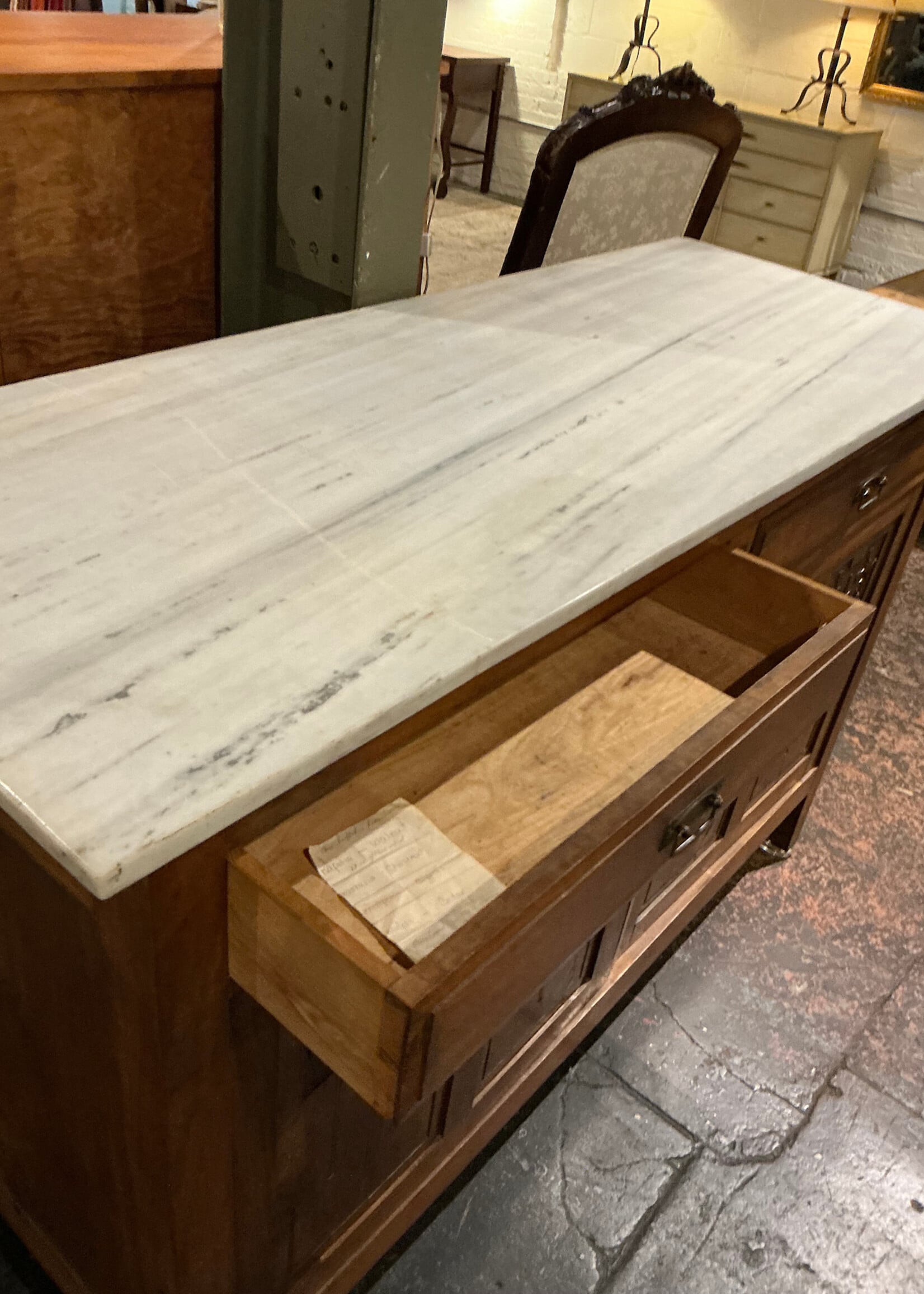 GOODWOOD Antique Walnut Arts and Craft Sideboard