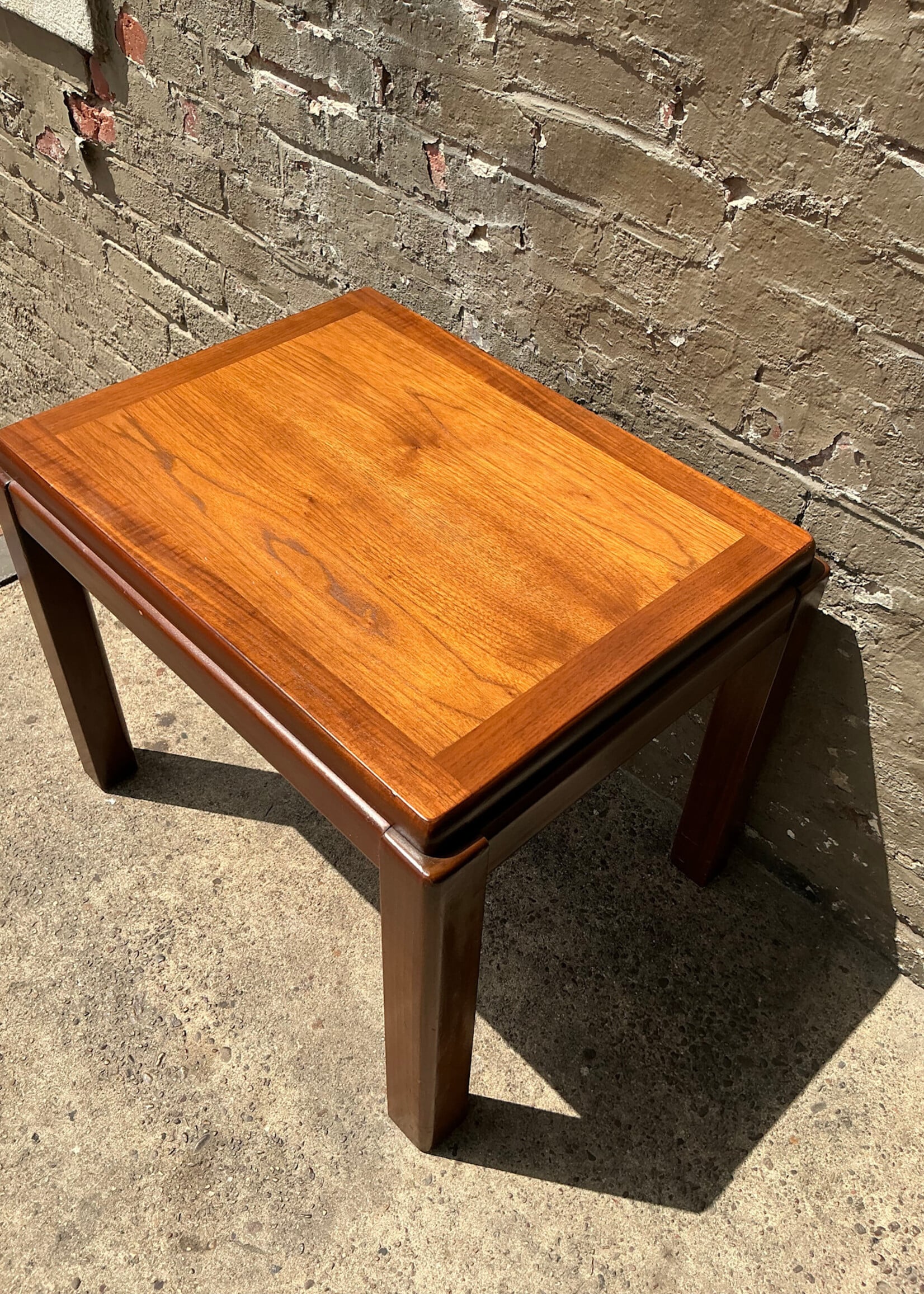 GOODWOOD Lane Mid Century Modern Walnut Side Table