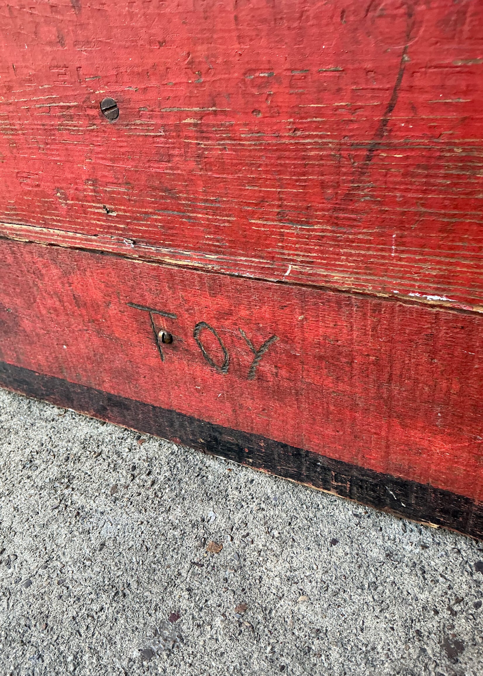 GOODWOOD Primitive Painted Box