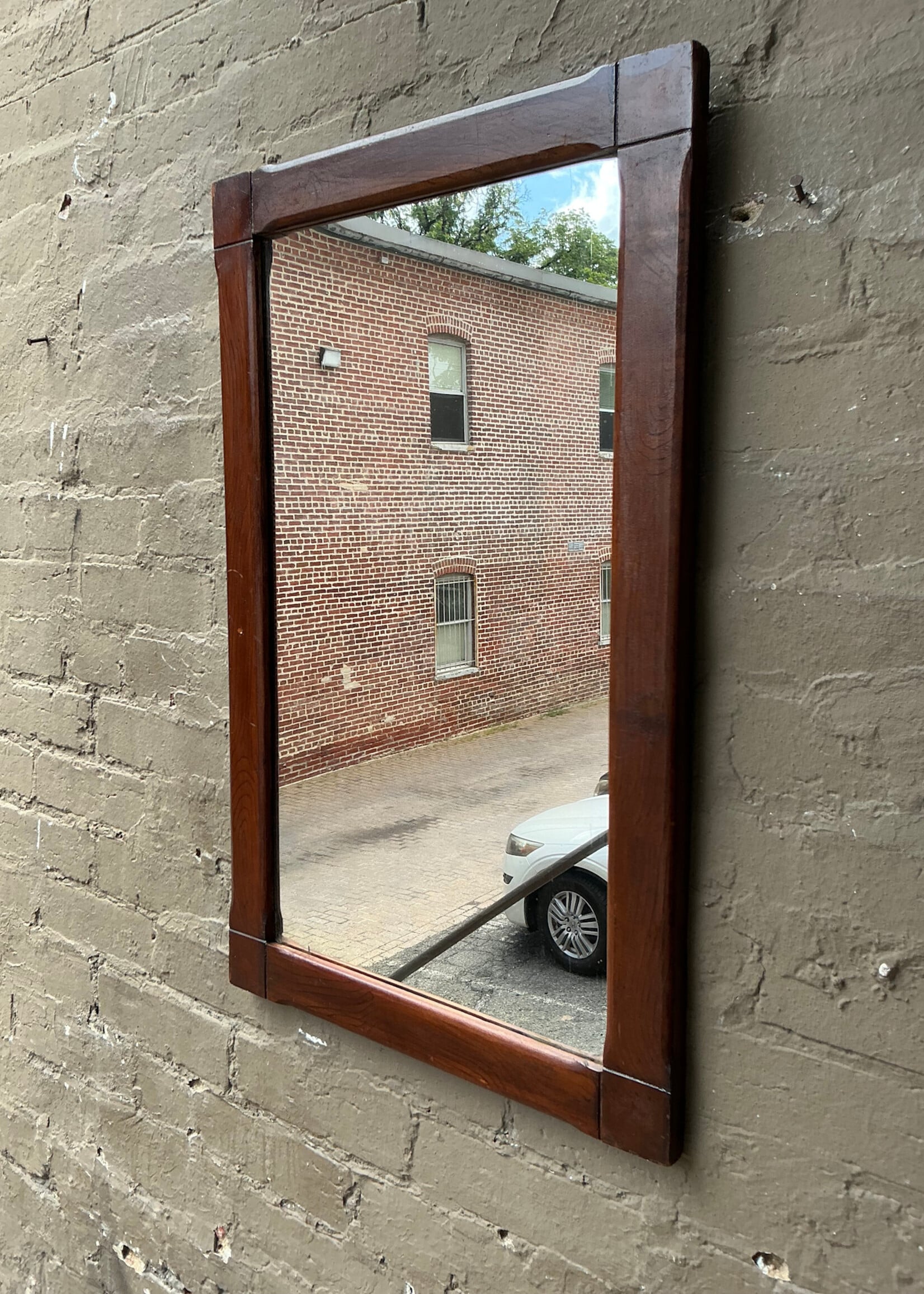 GOODWOOD Vintage Wood Mirror
