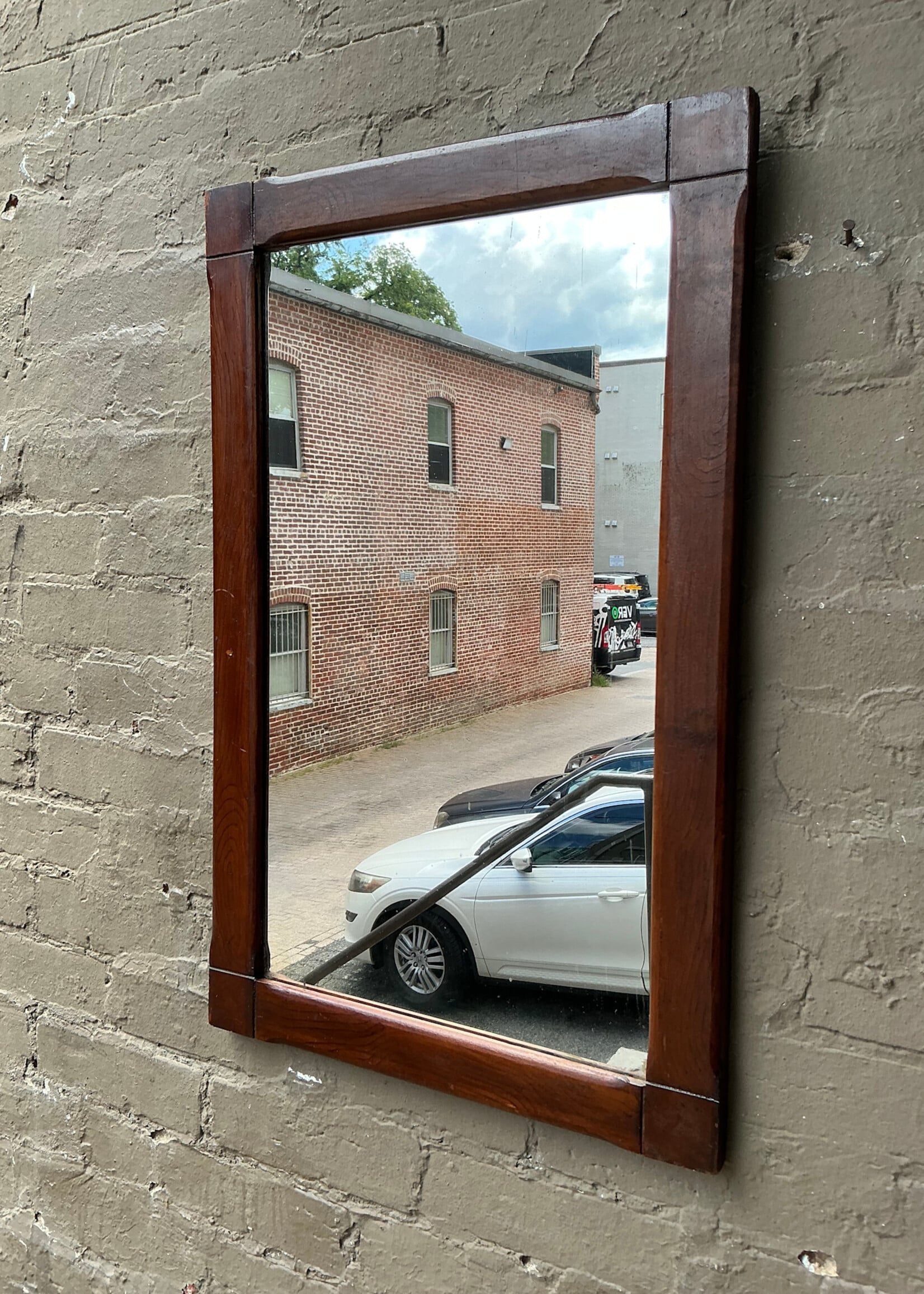 GOODWOOD Vintage Wood Mirror