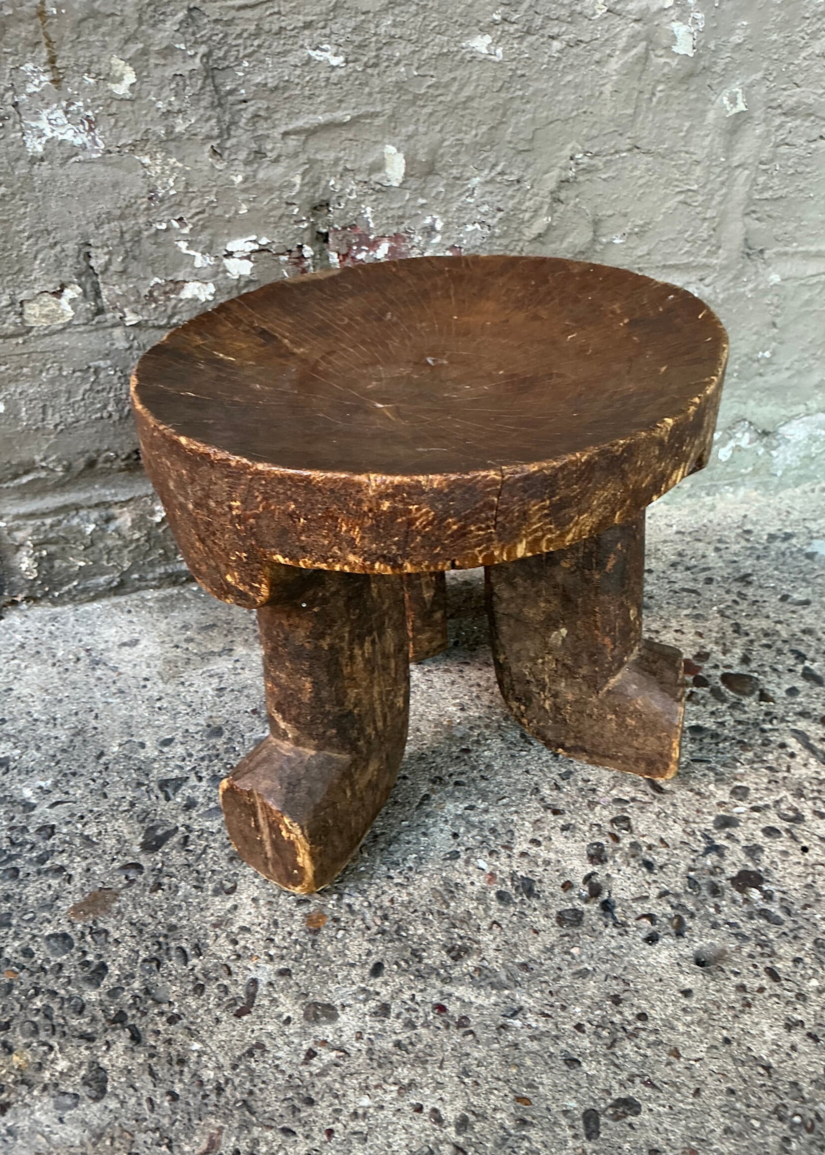 GOODWOOD Carved African Stool