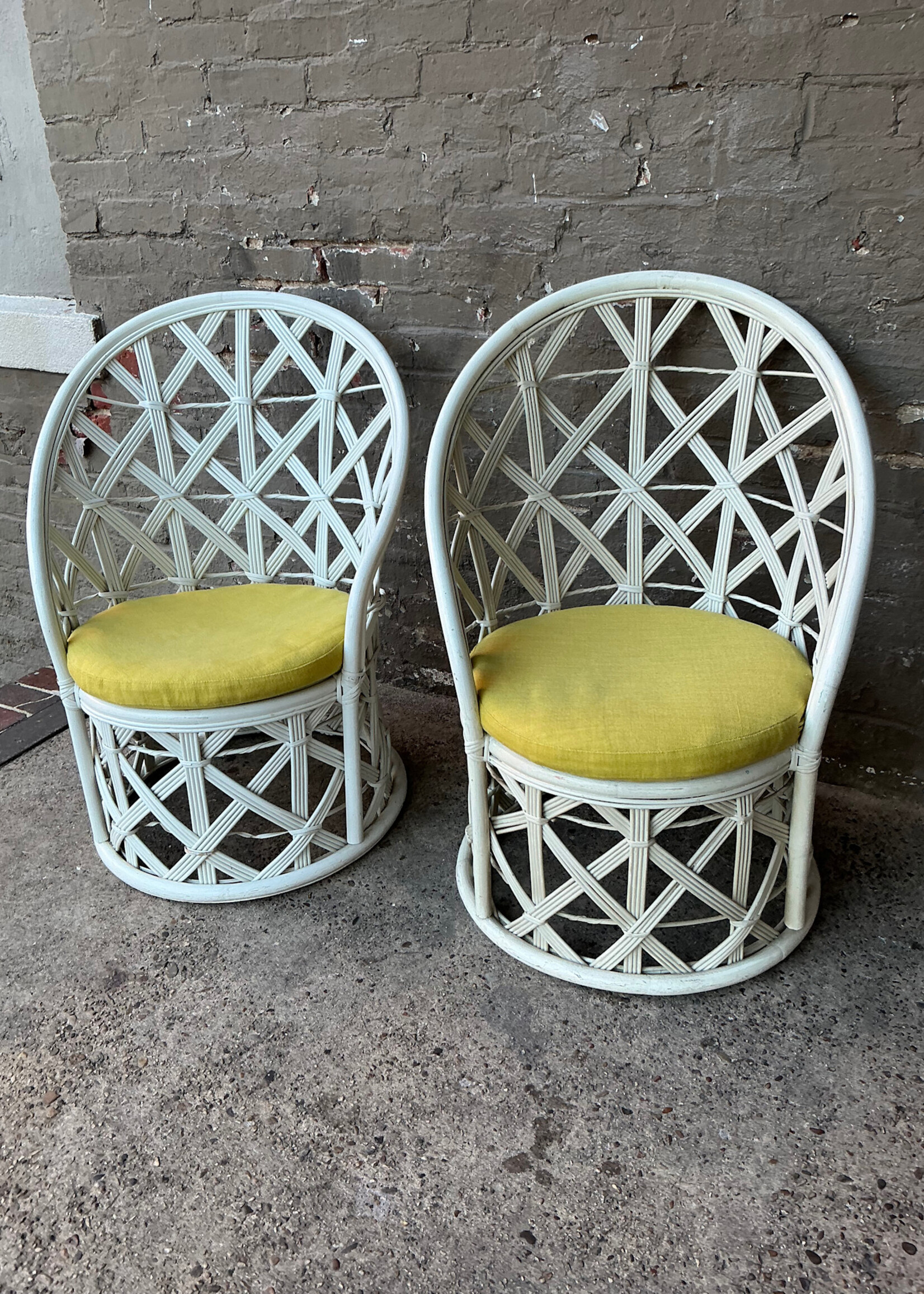 GOODWOOD Pair of Vintage Wicker Chairs