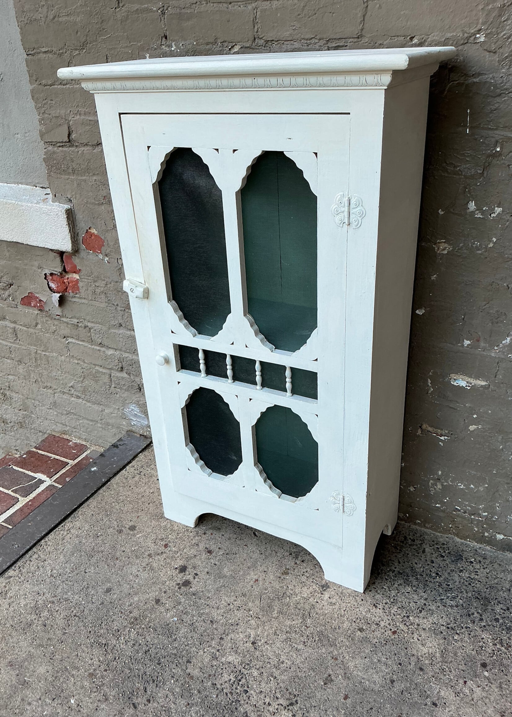 GOODWOOD Painted Chickenwire Cupboard