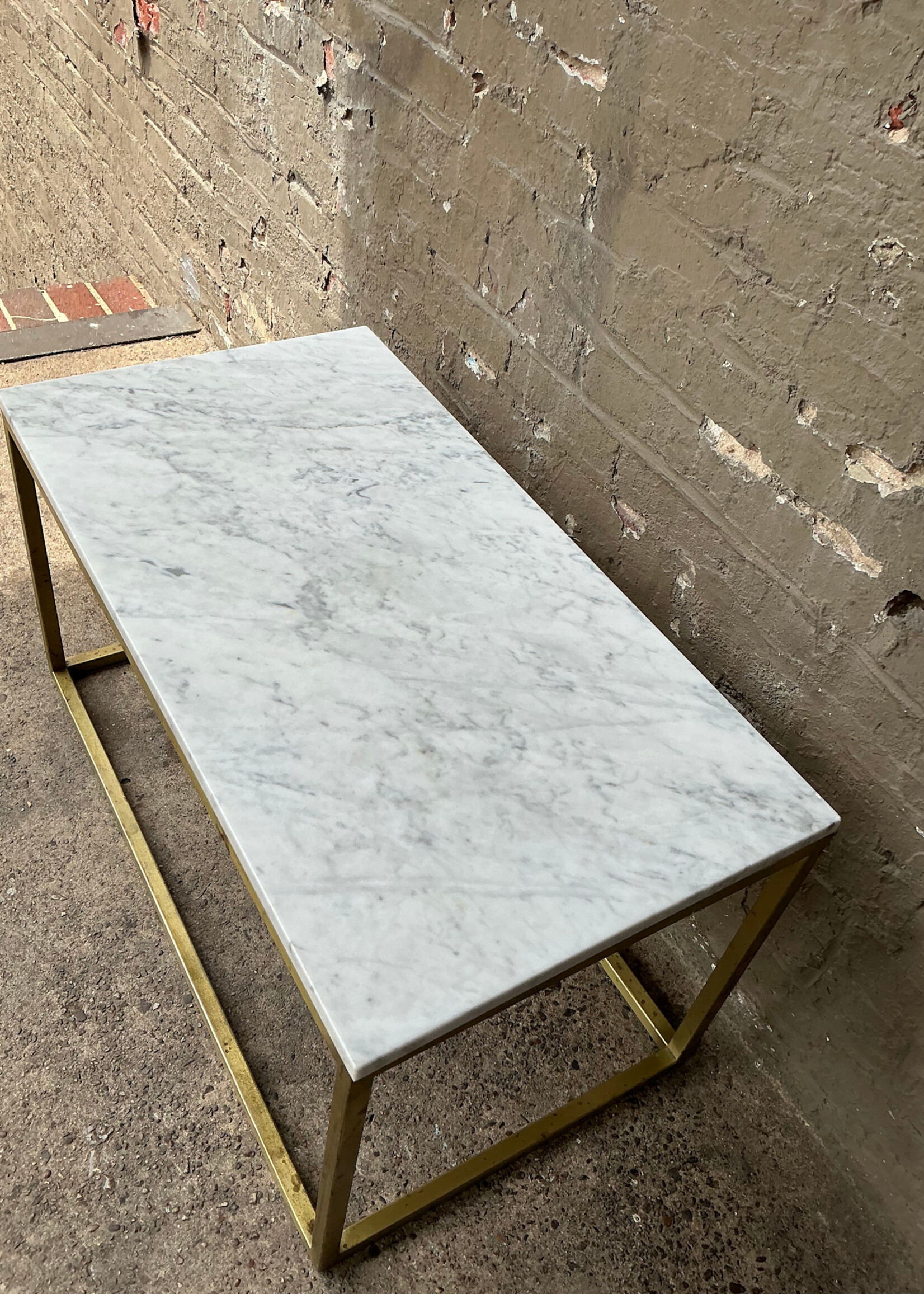 GOODWOOD Marble and Brass Coffee Table