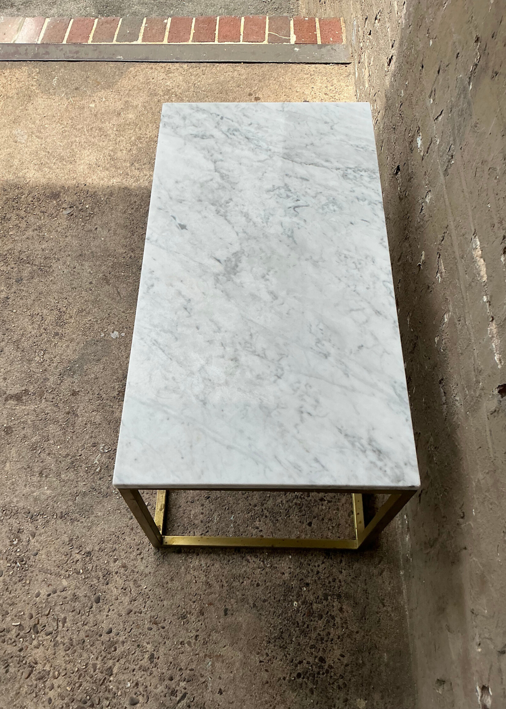 GOODWOOD Marble and Brass Coffee Table