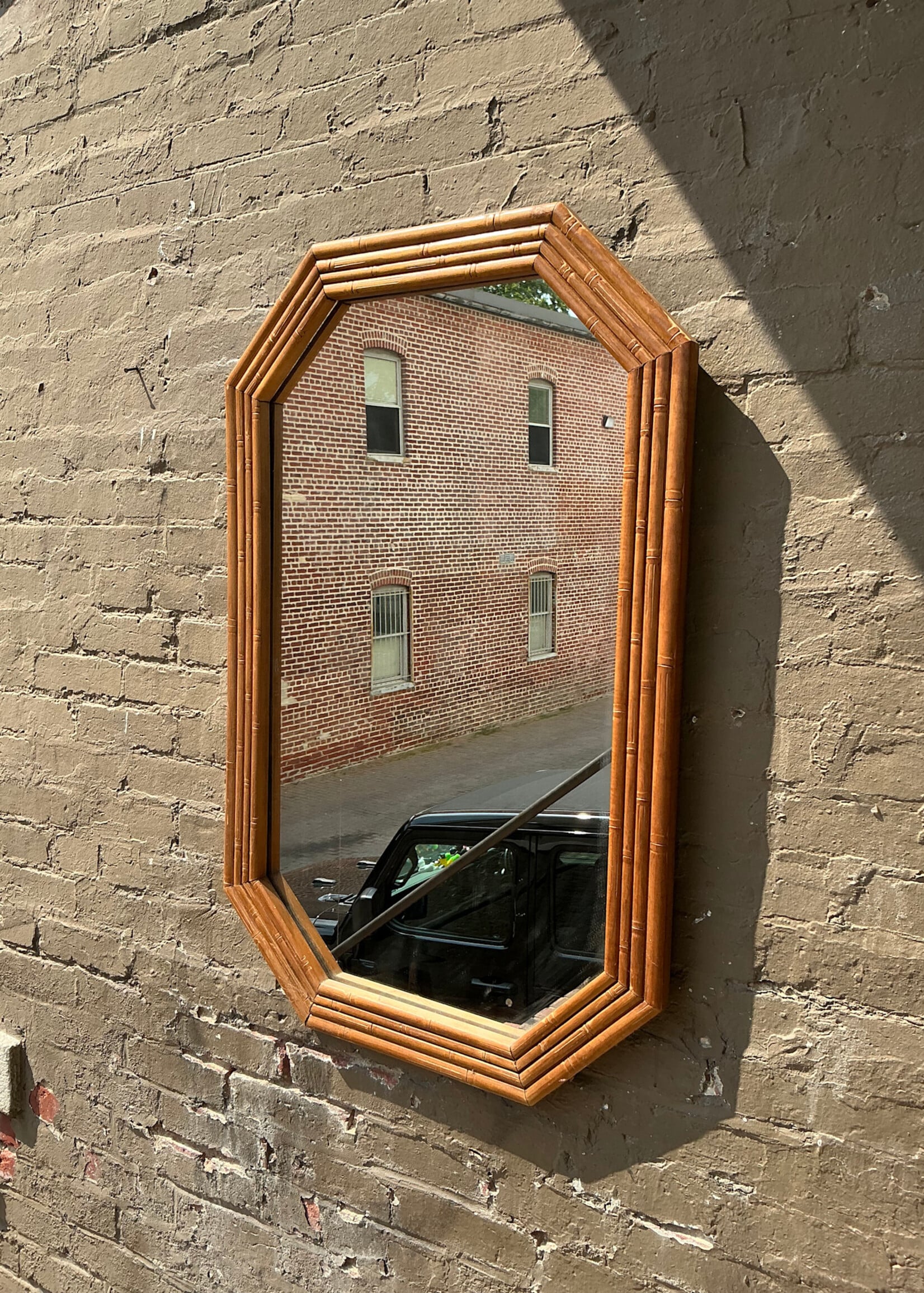 GOODWOOD Faux Bamboo Mirror