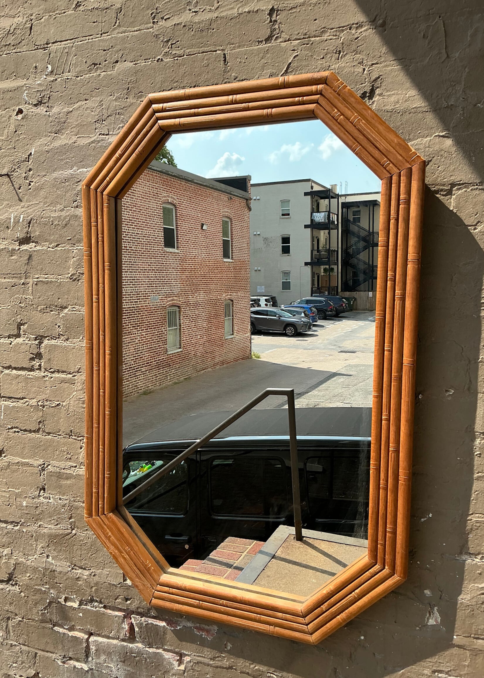 GOODWOOD Faux Bamboo Mirror