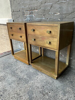 GOODWOOD Pair of Mid Century Modern Nightstands