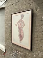 GOODWOOD Cambodian Dancer Lithograph, Auguste Rodin
