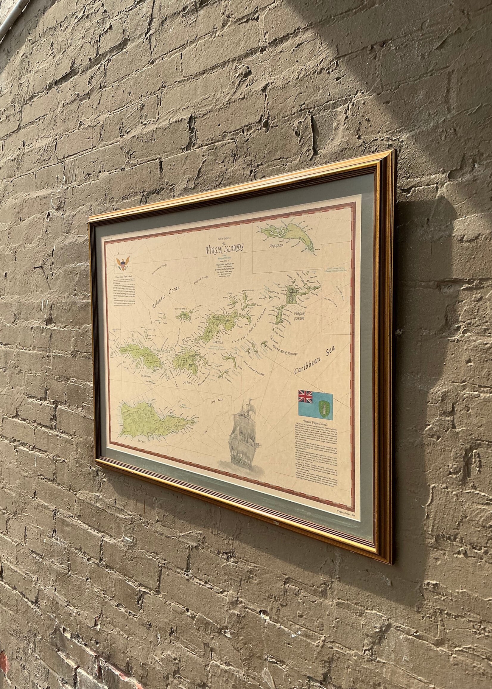 GOODWOOD Framed Virgin Islands Poster