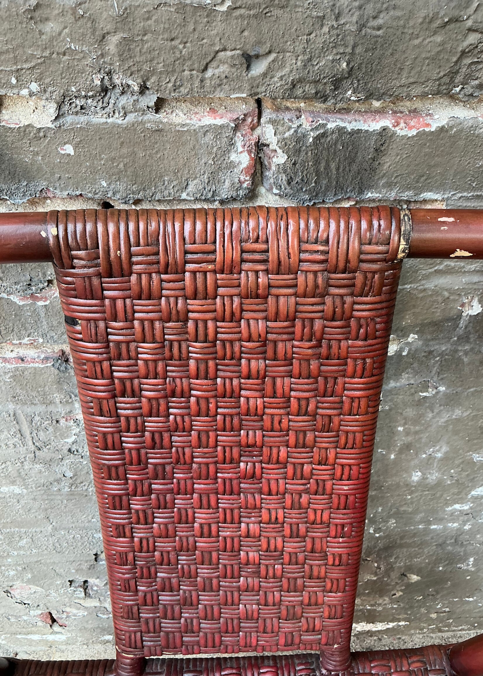 GOODWOOD Pair of Chinese Style Ratan Arm Chairs