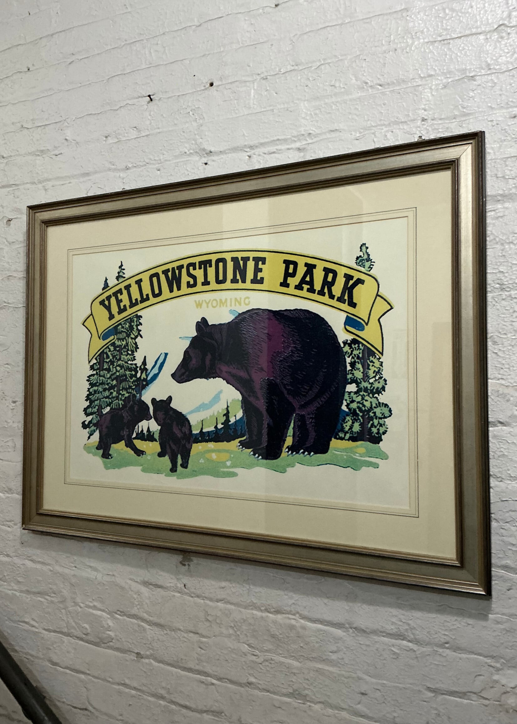 GOODWOOD Framed Yellowstone Park Print
