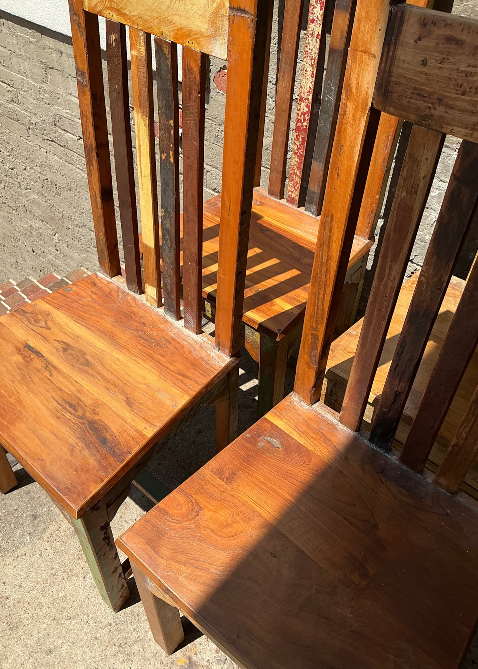 GOODWOOD Set of Six Rustic Farmhouse Chairs