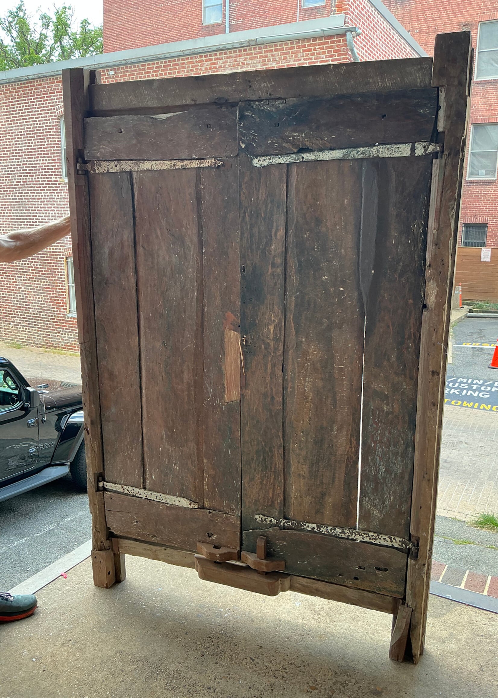 GOODWOOD Antique Hand Carved Painted Doors