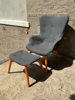 GOODWOOD MCM Style Lounge Chair & Ottoman