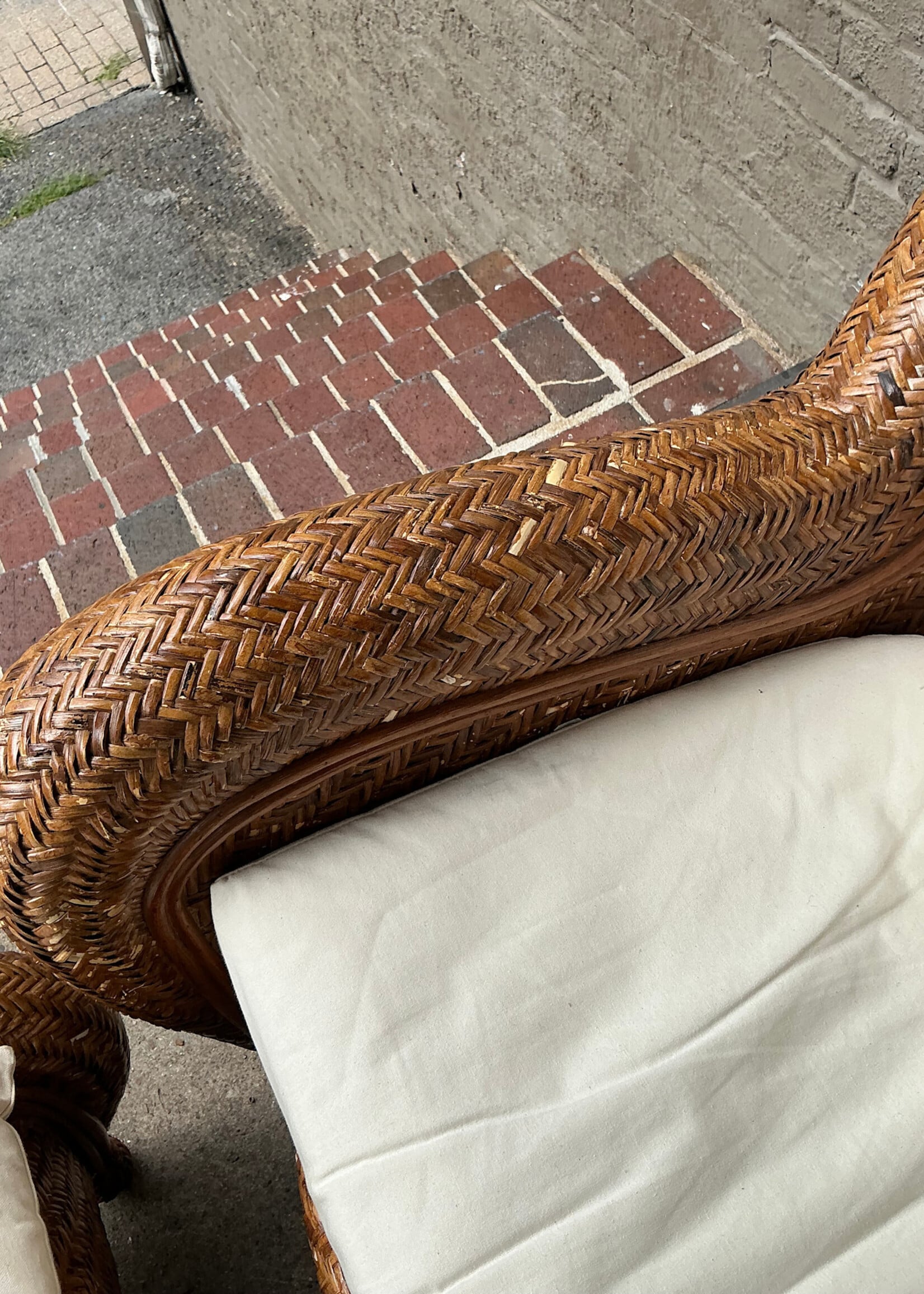 GOODWOOD Vintage Pottery Barn Wicker Chair