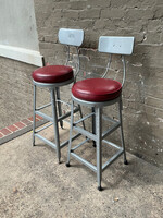 GOODWOOD Pair of Industrial Stools