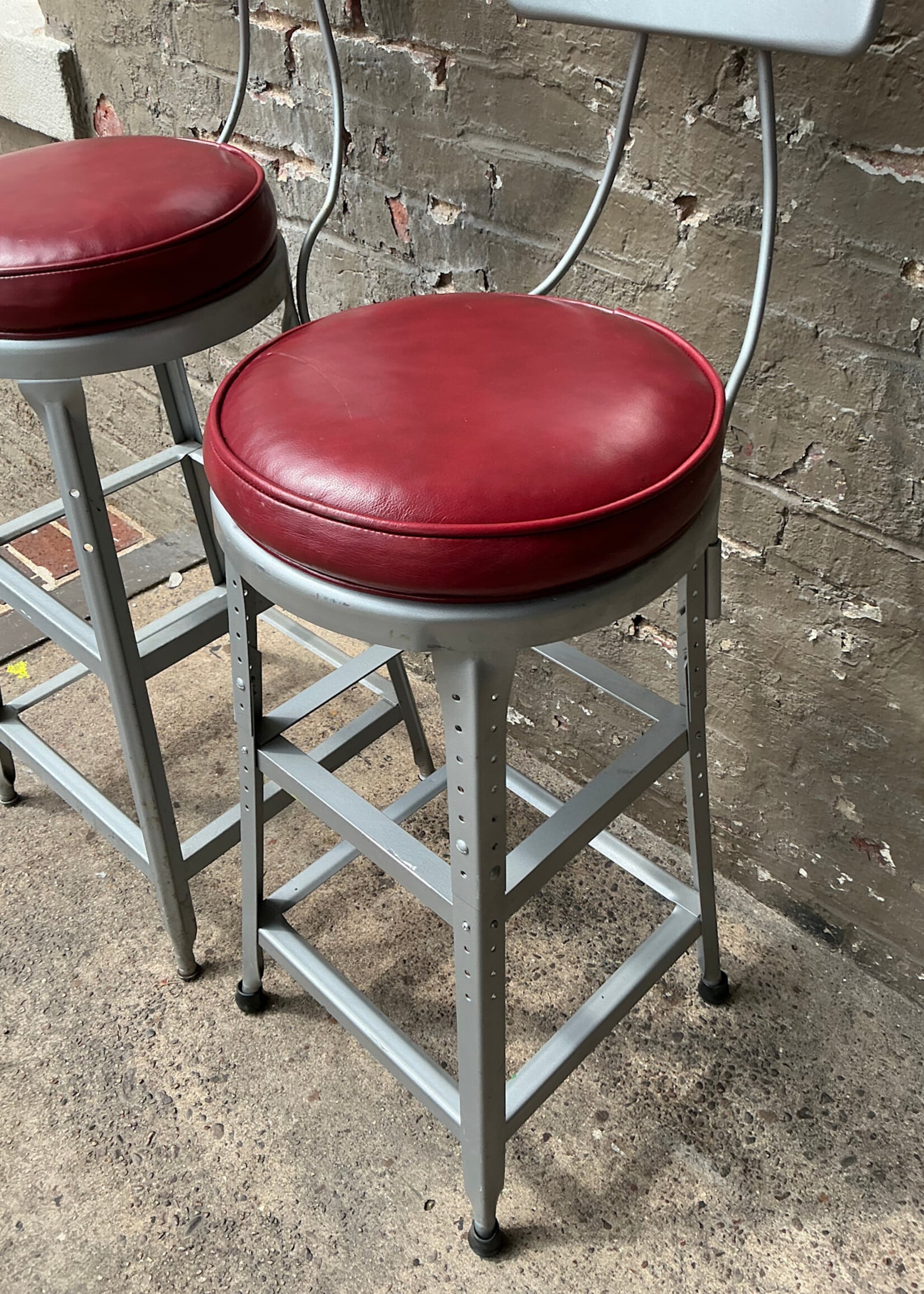 GOODWOOD Pair of Industrial Stools