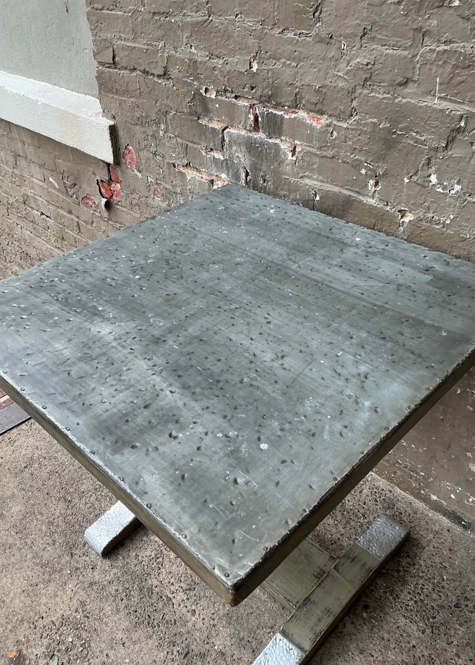 GOODWOOD Zinc Top Bistro Table