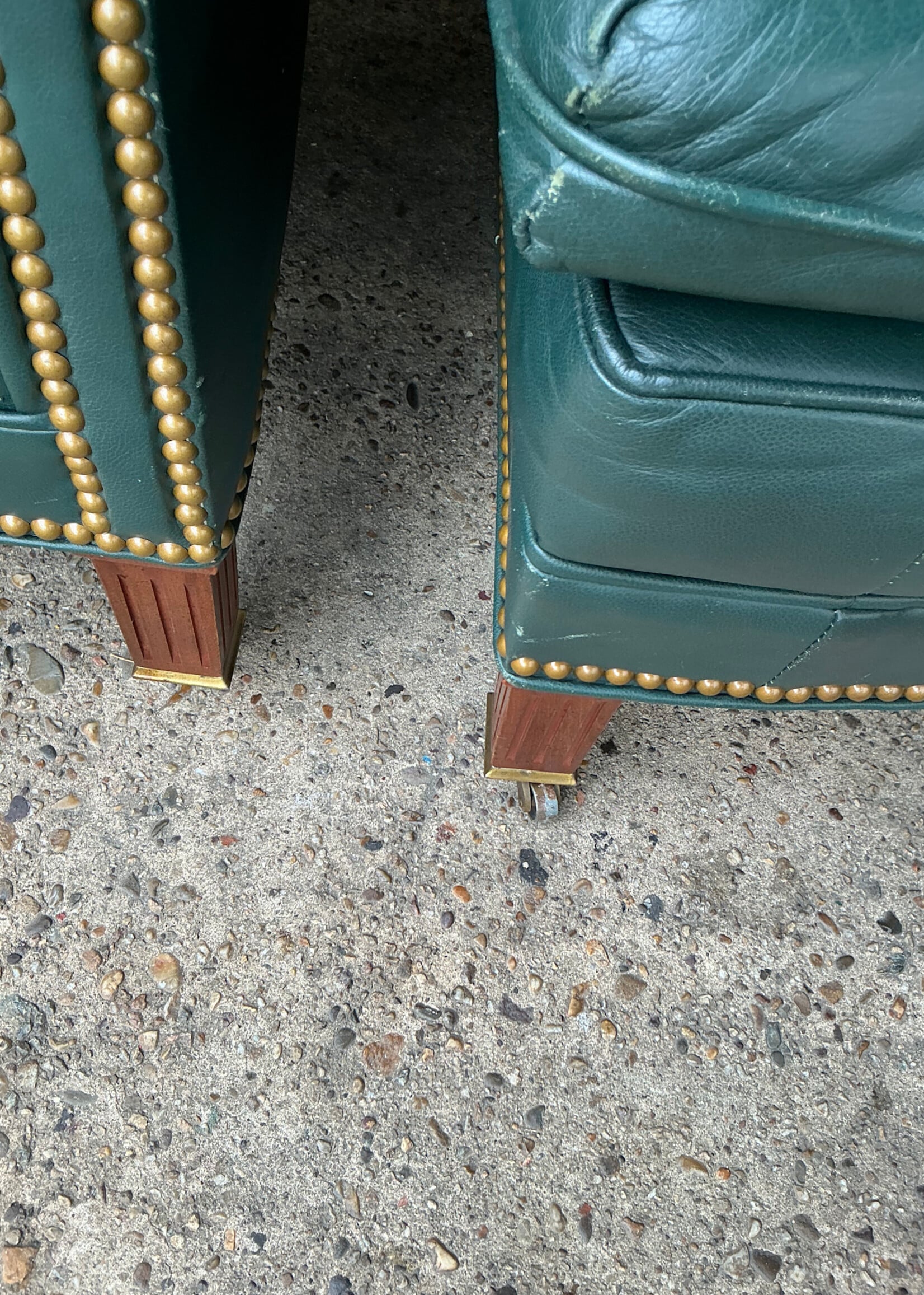 GOODWOOD Hancock & Moore Leather Lounge Chair and Ottoman