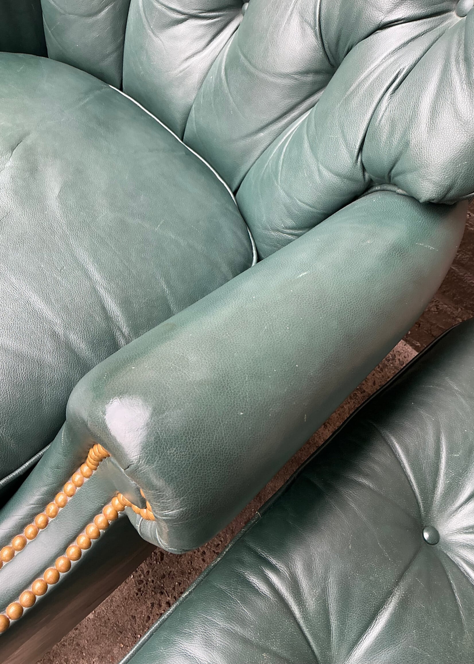 GOODWOOD Hancock & Moore Leather Lounge Chair and Ottoman