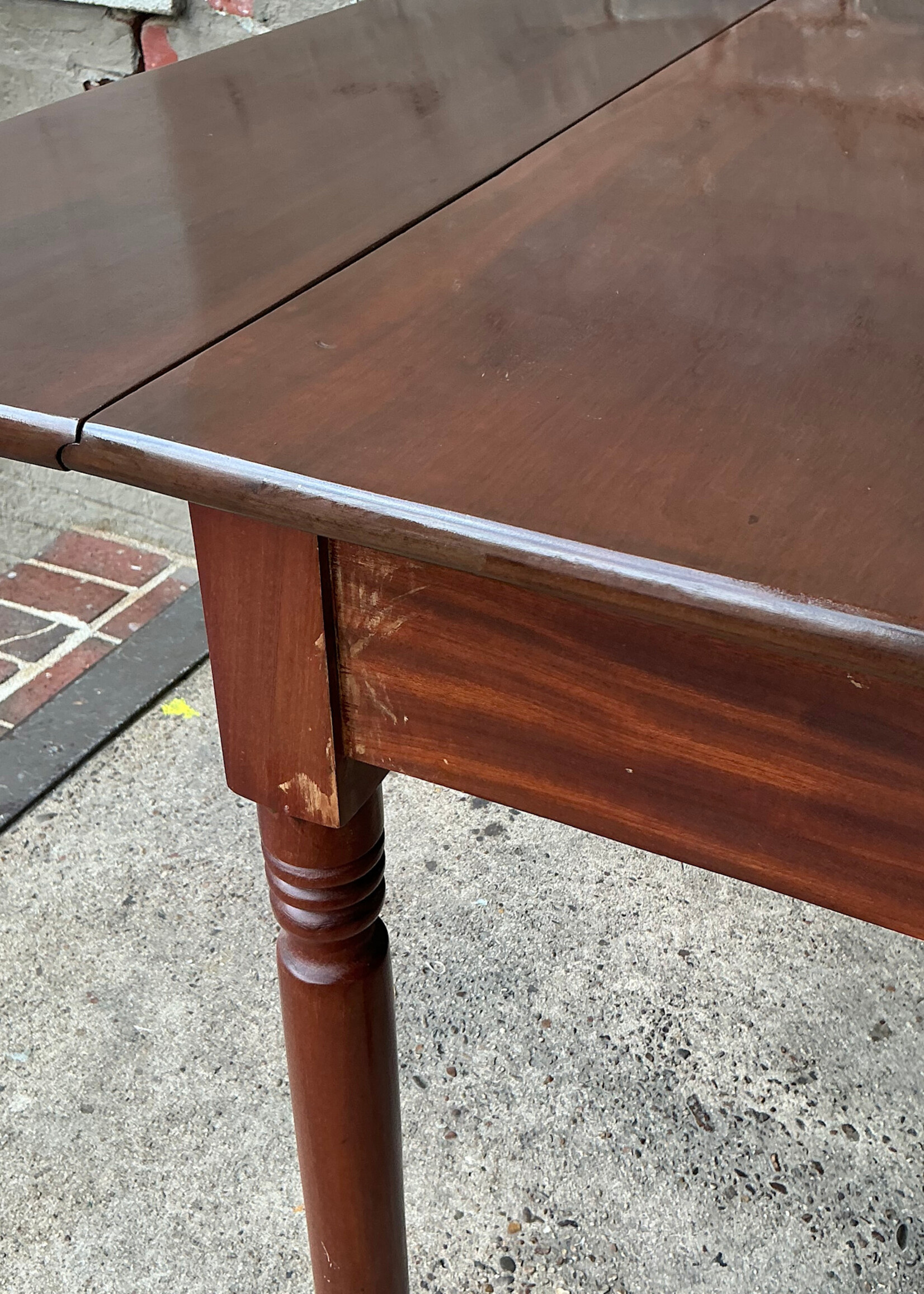 GOODWOOD Antique Mahogany Drop Leaf Table