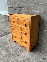 GOODWOOD Small Handmade Pine Chest of Drawers