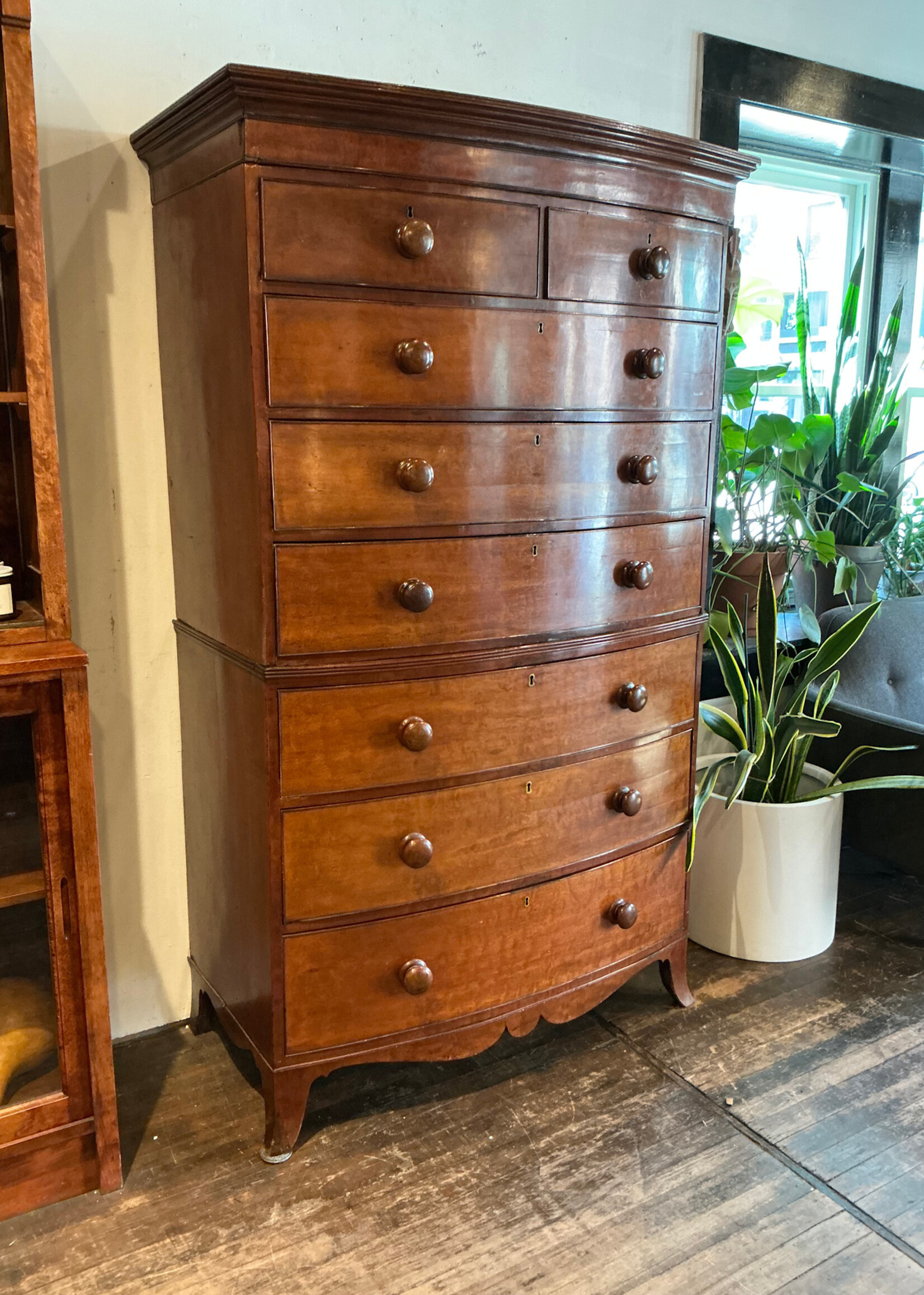 GOODWOOD George III Mahogany Highboy, Circa 1820