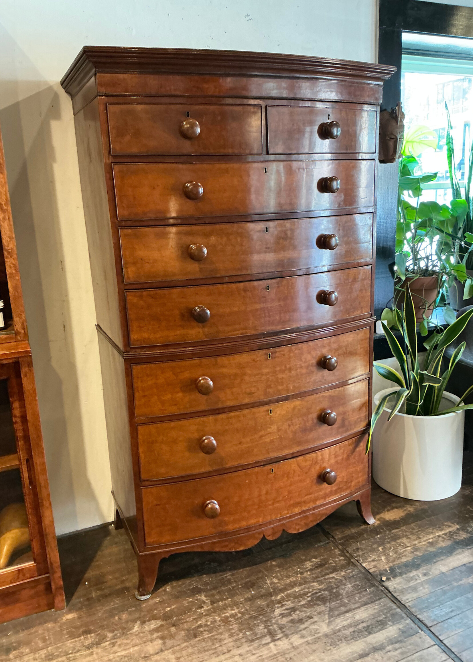 GOODWOOD George III Mahogany Highboy, Circa 1820
