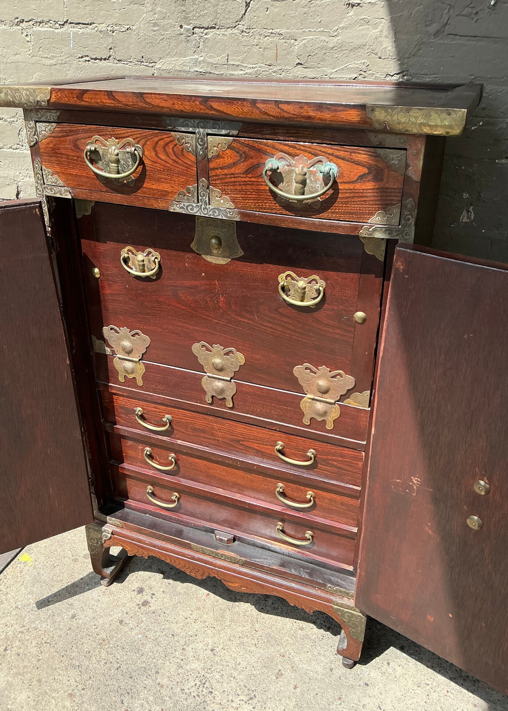 GOODWOOD Antique Korean Tansu Desk