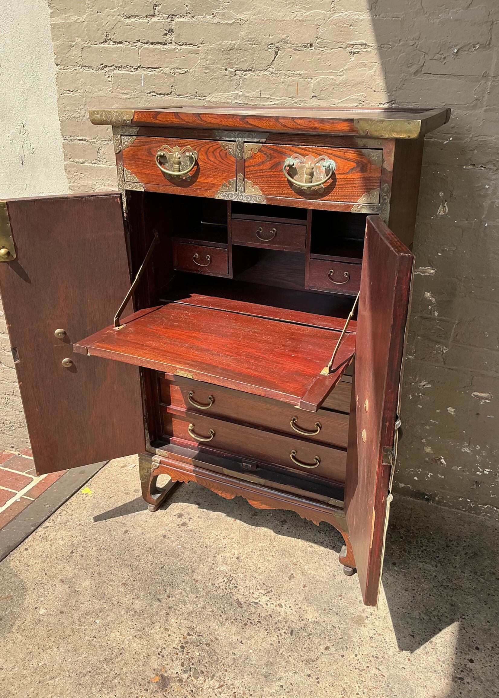 GOODWOOD Antique Korean Tansu Desk