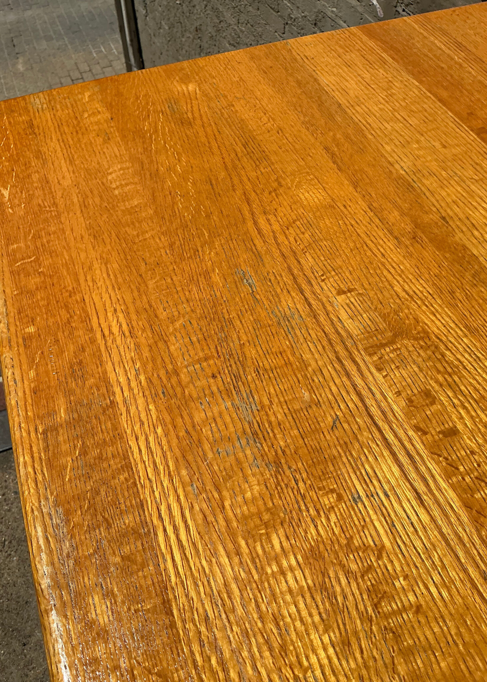 GOODWOOD Vintage Oak Butcher Block Table