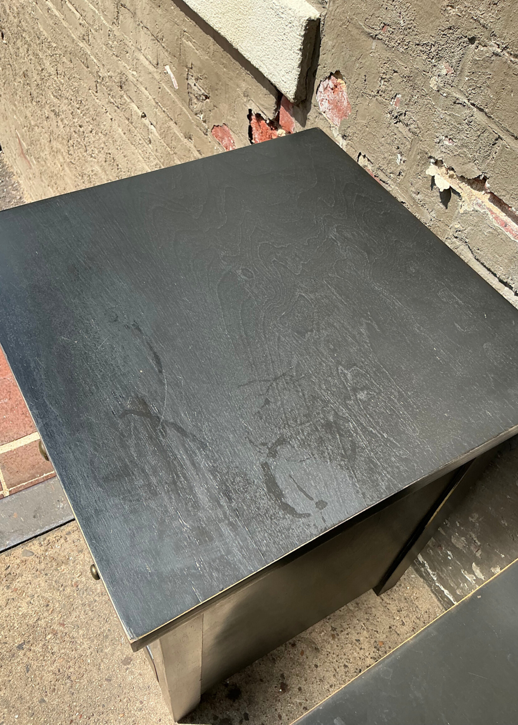 GOODWOOD Pair of Ebonized Nightstands, Pottery Barn