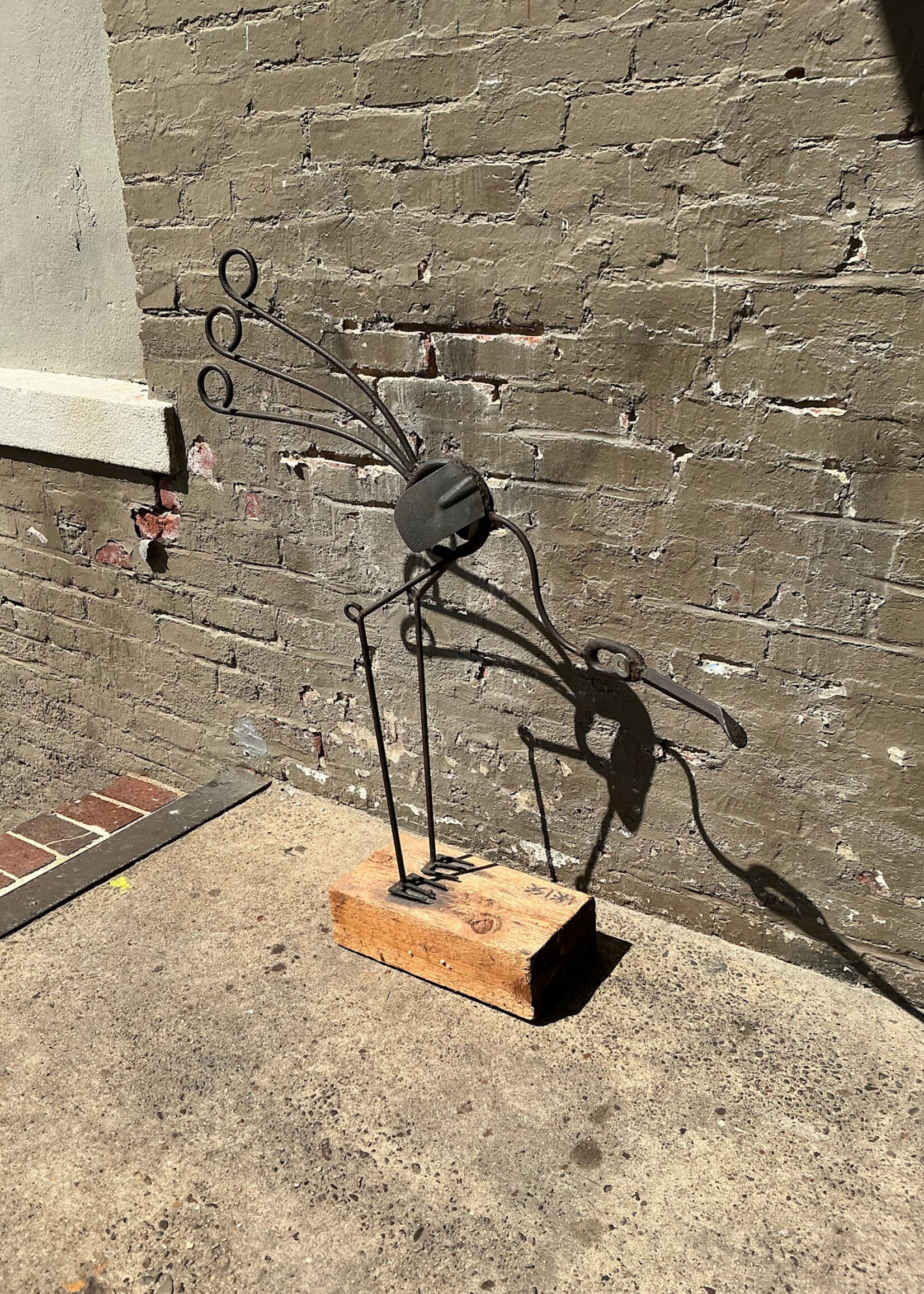 GOODWOOD Iron Bird Sculpture, signed